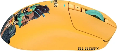 Мышь игровая беспроводная Bloody R72 Ultra Duo Renegade Yellow (R72 Ultra Duo Renegade Yellow)
