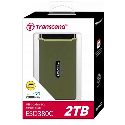 Жесткий диск SSD внешний 2TB Transcend TS2TESD380C (TS2TESD380C)