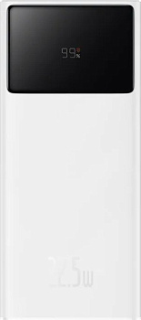 Портативный внешний аккумулятор Baseus Star-Lord 20000mAh, 22.5W - White (PPXJ080002)