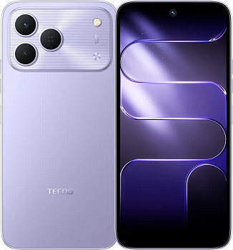 Смартфон Tecno Spark 50, 6/128GB, Aurora Purple (KN4N AURORA PURPLE 6/128GB)