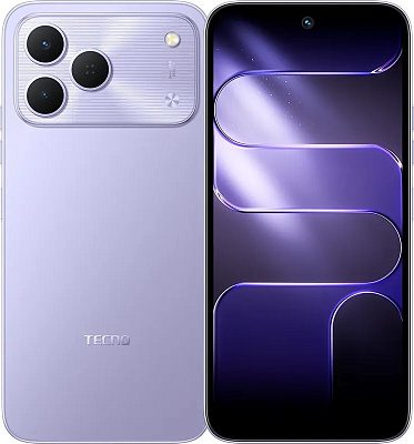 Смартфон Tecno Spark 50, 6/128GB, Aurora Purple (KN4N AURORA PURPLE 6/128GB)