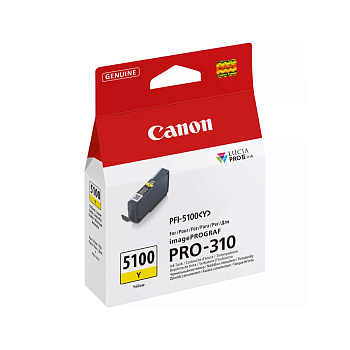 Чернильный картридж Canon PFI-5100 Yellow (6955C001AA)