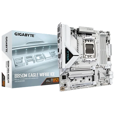 Материнская плата Gigabyte B850M EAGLE WIFI6E ICE (B850M EAGLE WF6E ICE)