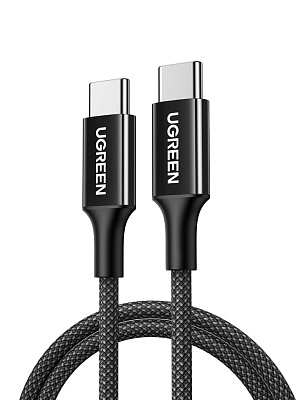 Кабель UGREEN USB C - USB C, 480Mbps, 3A, QC4.0/PD3.0, 60W, 1m, L501 (35254) 