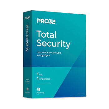 Антивирус PRO32 Total Security BOX лицензия на 1 год 1ПК (PRO32-PTS-NS(BOX)-1-1 KZ)