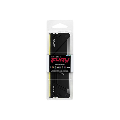Оперативная память Kingston Fury Beast RGB DDR4 16Gb 3200 MHz (KF432C16BB2A/16)
