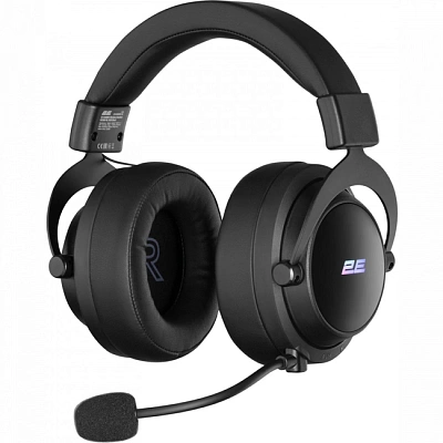 Беспроводная гарнитура 2E Gaming HG360BK-WL RGB, 1.5m Black (2E-HG360BK-WL)