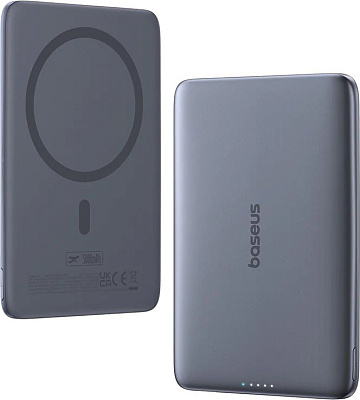 Портативный внешний аккумулятор Baseus PicoGo AM41 Ultra-Slim, 5000mAh 20W - Titanium (P1007680C853-00)