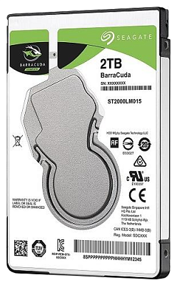 Жесткий диск HDD 2Tb Seagate Barracuda ST2000LM015 2.5" SATA 6Gb/s 128Mb 5400rpm (ST2000LM015)