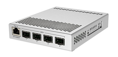 Сетевой коммутатор MikroTik CRS305-1G-4S+IN Cloud Router Switch 4SFP+, 1xGbLAN, 512 Mb (CRS305-1G-4S+IN)