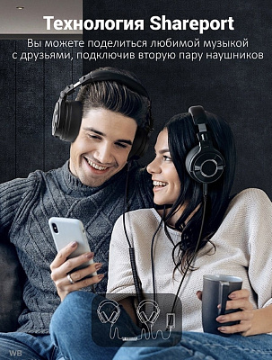 Гарнитура OneOdio Monitor 60, Black (MONITOR 60 BLACK)