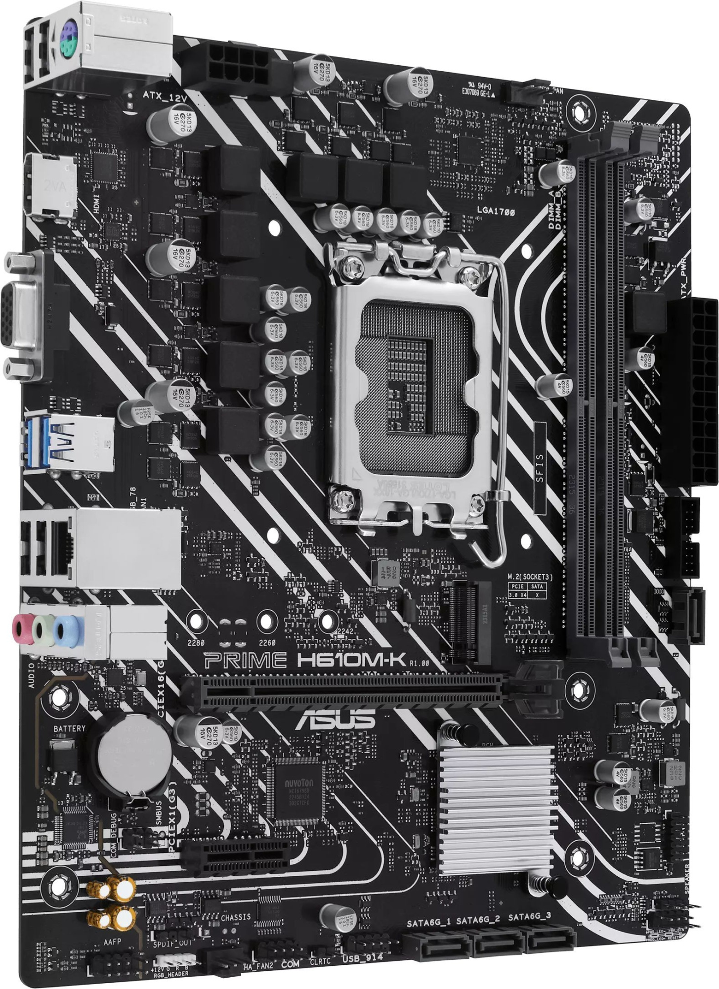Материнская плата ASUS Prime H610M-K (90MB1GA0-M0EAY0)