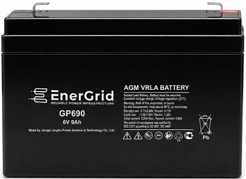 Аккумулятор EnerGrid GP690, 6В 9Ач (EnerGrid GP690)
