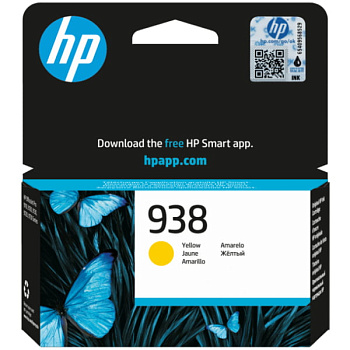 Оригинальный струйный картридж HP 938 желтый (4S6X7PE)