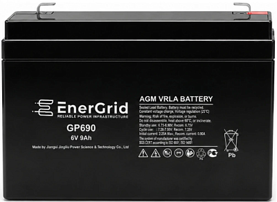 Аккумулятор EnerGrid GP690, 6В 9Ач (EnerGrid GP690)