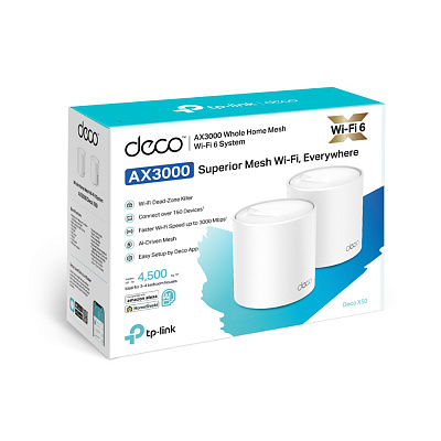 Беспроводная MESH-система Wi-Fi TP-Link Deco X50(2-pack) (Deco X50(2-pack))