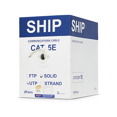 Кабель сетевой SHIP D135-2 Cat.5е UTP 30В PVC (D135-2)