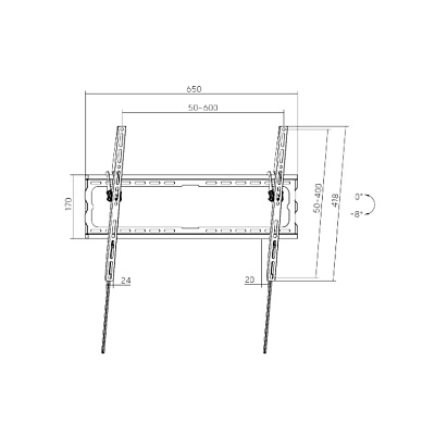 Кронштейн XG WB-3786T для ТВ и мониторов 37"-86" (WB-3786T)