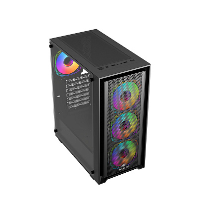 Корпус Wintek Apollo 802-B-M TG, чёрный (802-B-M TG)
