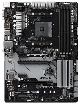 Материнская плата ASRock B450 PRO4 R2.0 ATX (B450 PRO4 R2.0) - 37403 Материнская плата ASRock B450 PRO4 R2.0 ATX (B450 PRO4 R2.0) - 37403