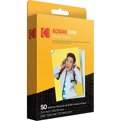 Фотобумага 2х3 Kodak ZINK 50 шт (RODZ2X350)