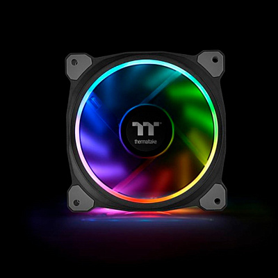 Кулер для компьютерного корпуса Thermaltake Riing Plus 14 RGB Radiator Fan TT Premium Edition (3-Fan (CL-F056-PL14SW-A)