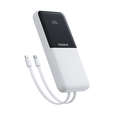 Портативный внешний аккумулятор Baseus Lipow, 10000mAh 22.5W - White (P10079101213-00)