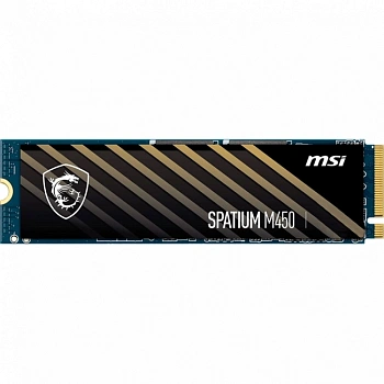 Твердотельный накопитель SSD 500GB MSI Spatium M450 M.2 (SPATIUMM450PCIE4.0NVMEM.2.500G)