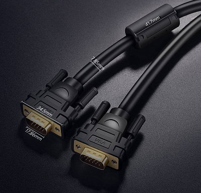 Кабель Ugreen VG101, VGA to VGA, 10M (11633)