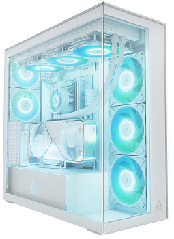 Компьютерный корпус Arctic Xtender VG, White, Clear Glass (ACPCC00017A)