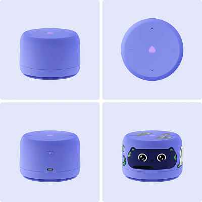 Колонка Яндекс.Станция Лайт 2 c Алисой, Violet, 6Вт, Wi-Fi, BT (YNDX-00028VIO)