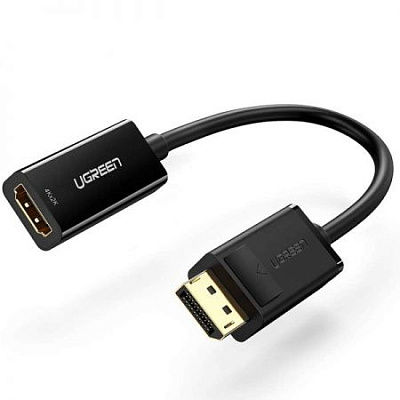 Конвертер UGREEN MM137 DisplayPort to HDMI Female Converter 4K (40363)