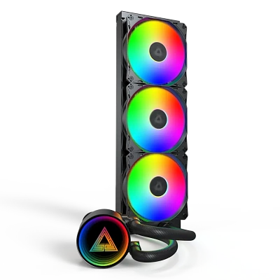 Водяное охлаждение для CPU Montech LightFlow ARGB 360, Black (LightFlow ARGB 360 (B))