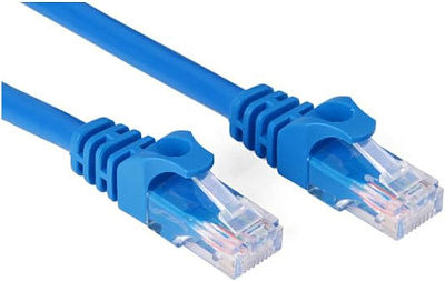 Сетевой кабель Ugreen Cat 5e U/UTP 1m - Blue (11201)