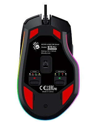 Мышь игровая Bloody W70-Max Black (W70-Max Black)