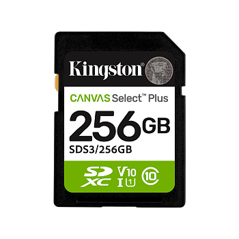 Карта памяти MemoryCard microSDXC 256GB, Kingston, Class 10, UHS-I (U1), Video Class 10 (SDS3/256GB)