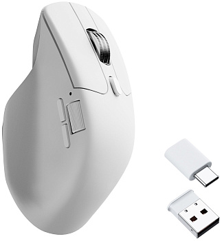 Мышь игровая беспроводная Keychron M6 8K Wireless, белый (M6S-A24)