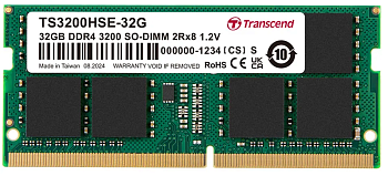 Память оперативная Notebook Transcend TS3200HSE-32G DDR4 32GB 3200 MT/s (TS3200HSE-32G)