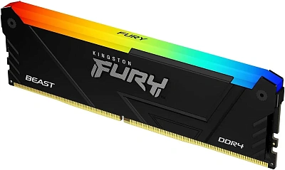 Оперативная память Kingston Fury Beast RGB DDR4 DIMM 8Gb 3200MHz (KF432C16BB2A/8WP)