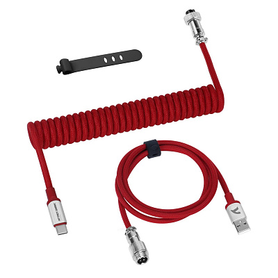 Кабель для клавиатуры Attack Shark C01Pro Red USB A to Type C (C01Pro Red)