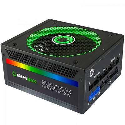 Блок питания ATX 550W GameMax RGB-550 Gold (RGB-550)