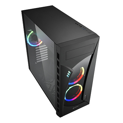 Корпус ПК без БП Sharkoon NIGHT SHARK RGB 