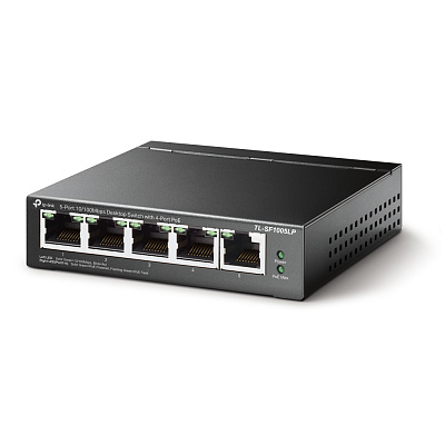 Коммутатор PoE  5-портовый Tp-Link TL-SF1005LP  (TL-SF1005LP(UN))