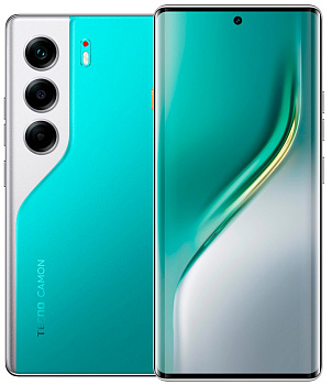 Смартфон TECNO CAMON 40 Pro, 256+8 GB, Emerald Lake Green (CM6/256/8GB/Emerald Lake Green)
