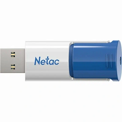 USB флеш-накопитель  64GB Netac U182, USB 3.2, Blue (NT03U182N-064G-32BL)