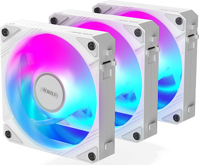 Комплект вентиляторов Gigabyte GP-ECFAN1203 ICE, WHITE (GP-ECFAN1203 ICE)