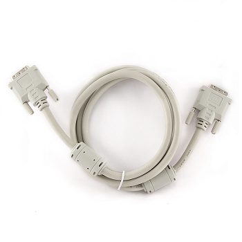 Кабель DVI-D dual link Cablexpert CC-DVI2-6C, 25M/25M, 1.8м, экран, феррит.кольца, пакет (CC-DVI2-6C)