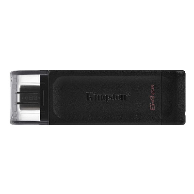 USB Флеш 64GB 3.0 Kingston DT70/64GB черный (DT70/64GB)