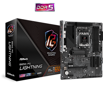 Материнская плата ASRock B650 PG LIGHTNING AM5 (B650 PG LIGHTNING)