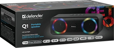 Портативная колонка Defender Q1 черный (65301)